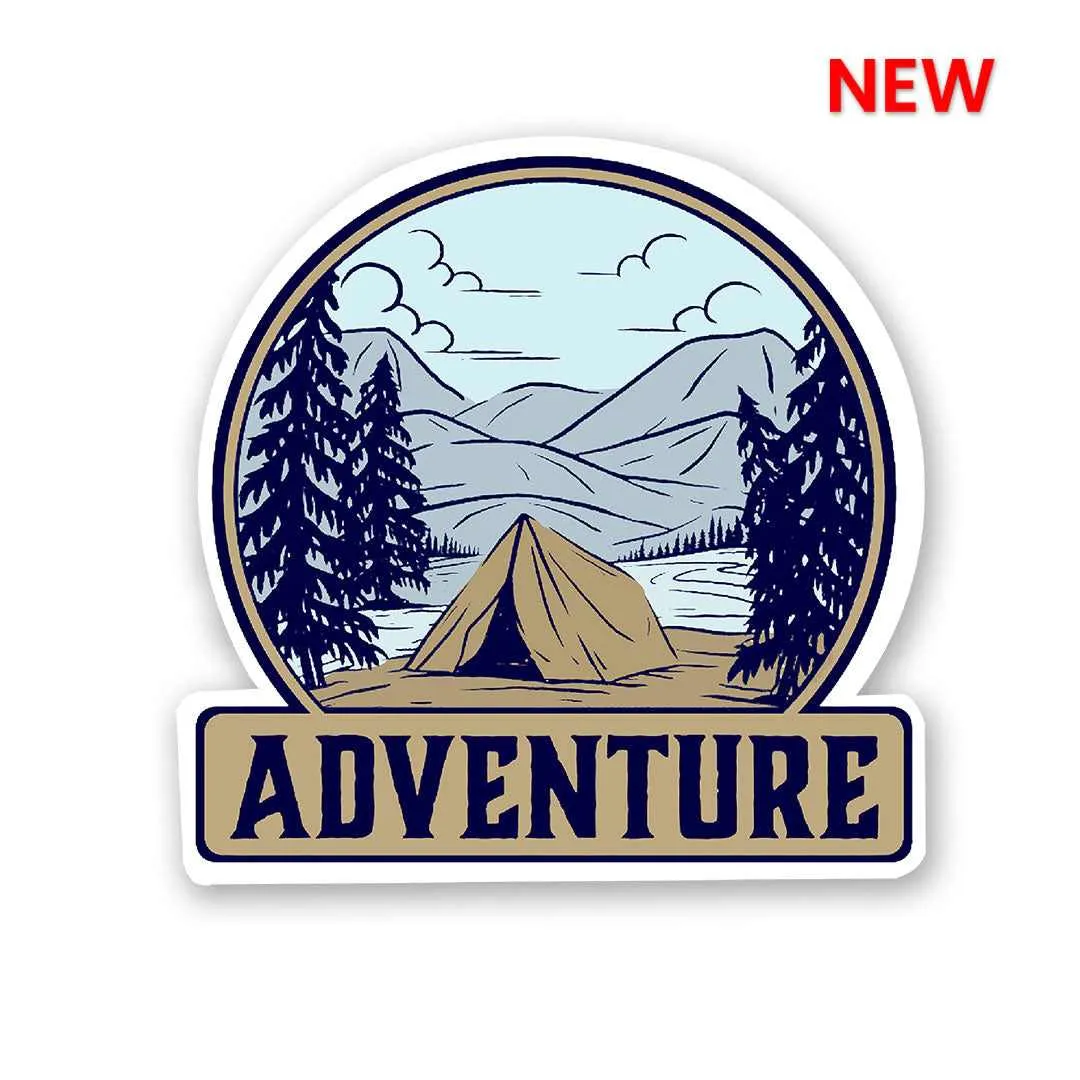 Adventure - Camping Sticker