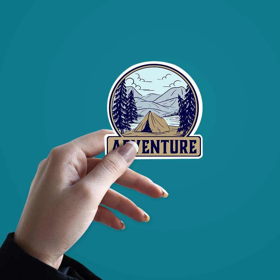 Adventure - Camping Sticker