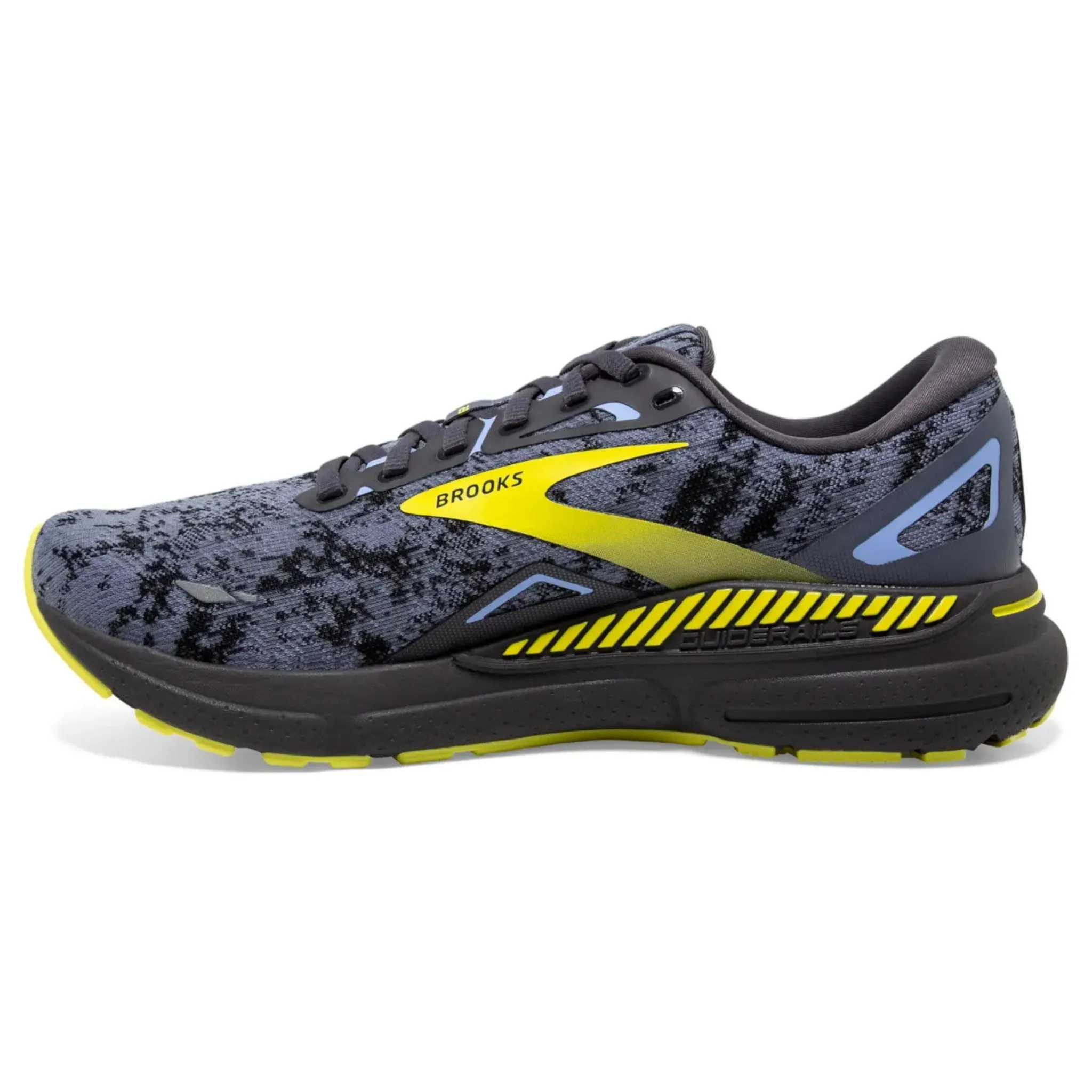 Brooks Men's 110391 404 Adrenaline GTS 23  Nine Iron Folkstone Sulphur Cushion Support Running Shoes