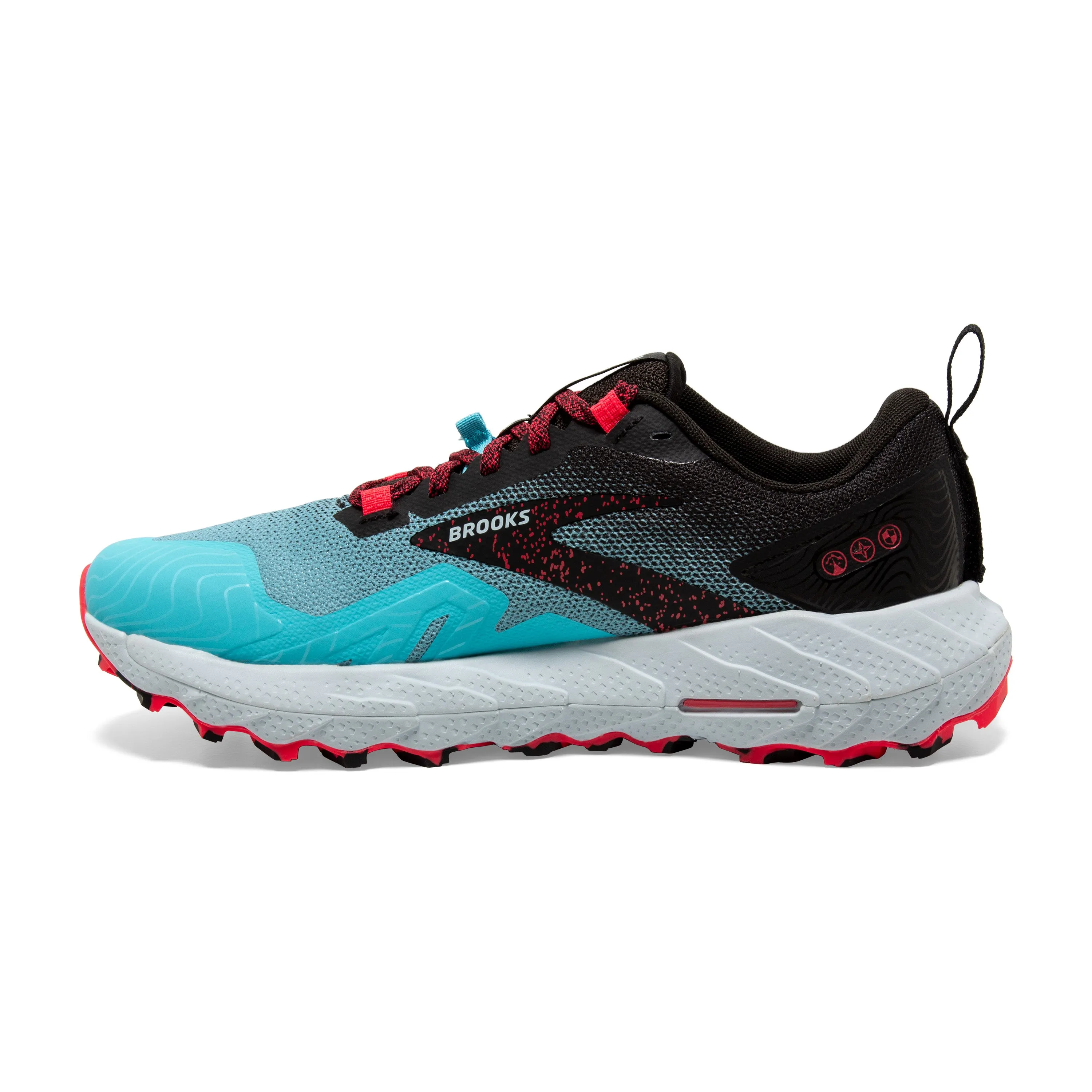 Brooks Womens Trainer Cascadia 17 Bluefish/Black/Diva Pink