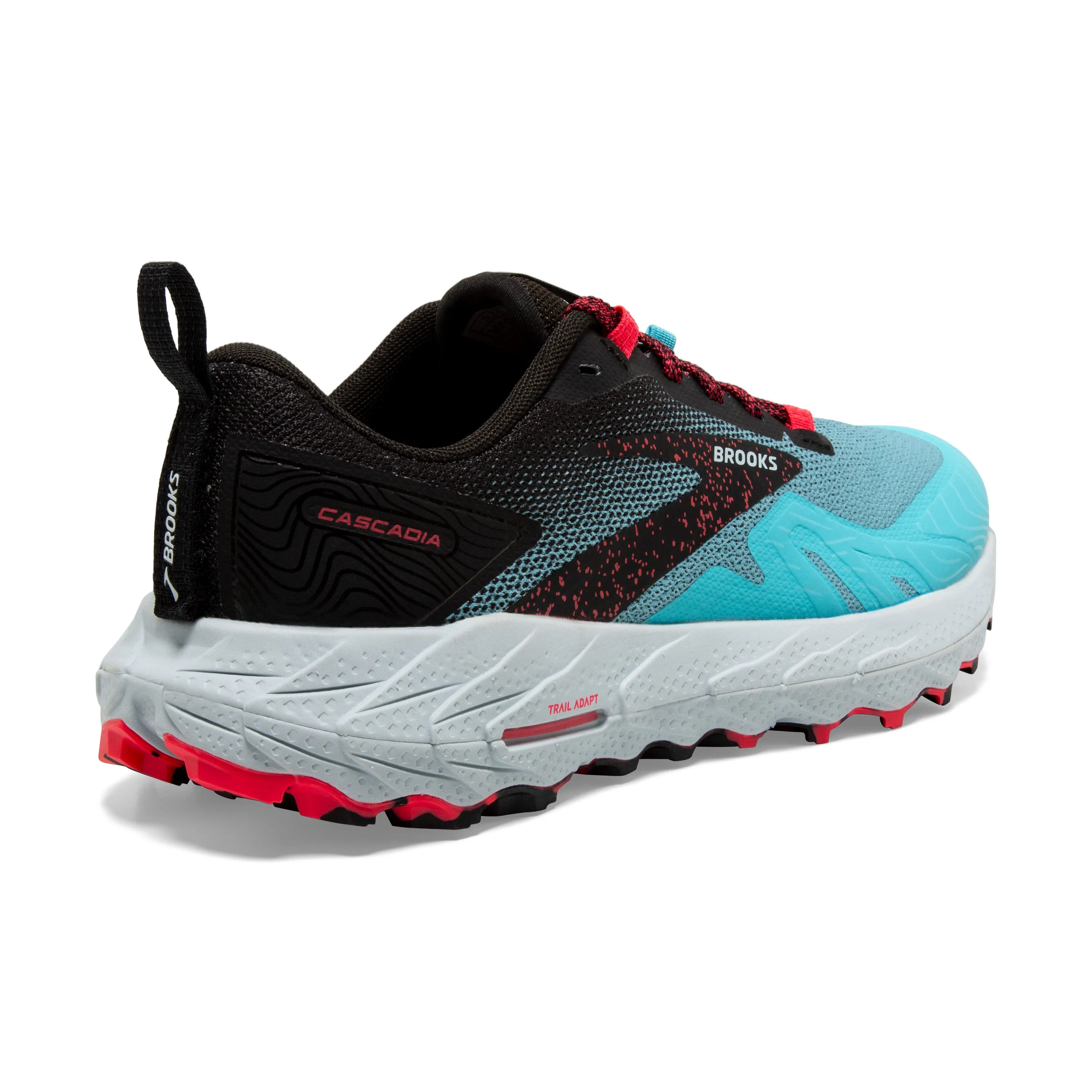 Brooks Womens Trainer Cascadia 17 Bluefish/Black/Diva Pink