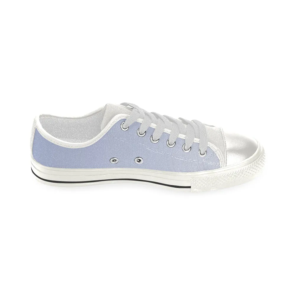 Buy Women's Light Blue Solids Print Canvas Low Top Shoes at TFS