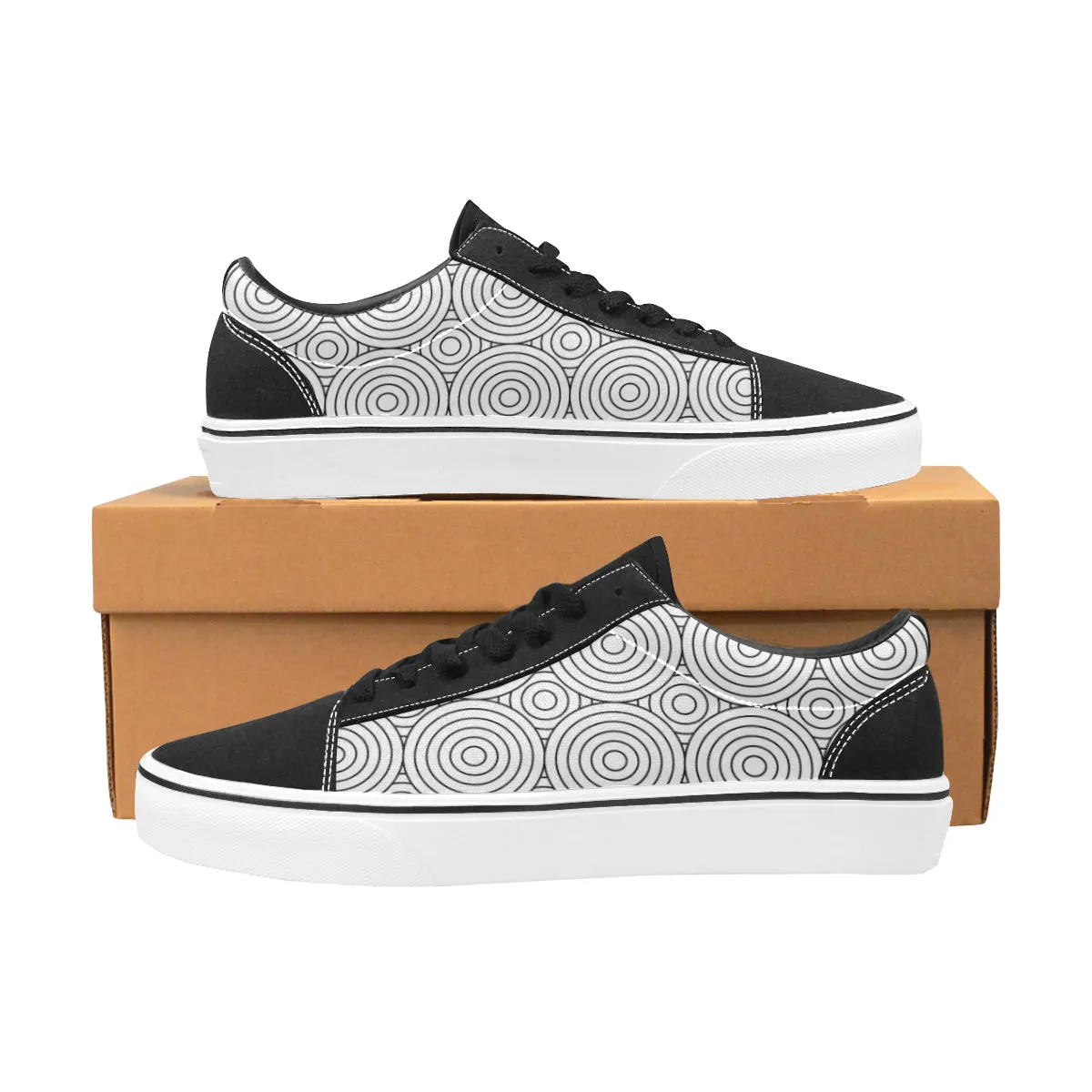 Buy Women's Monochrome Print Canvas Low Top Shoes at TFS