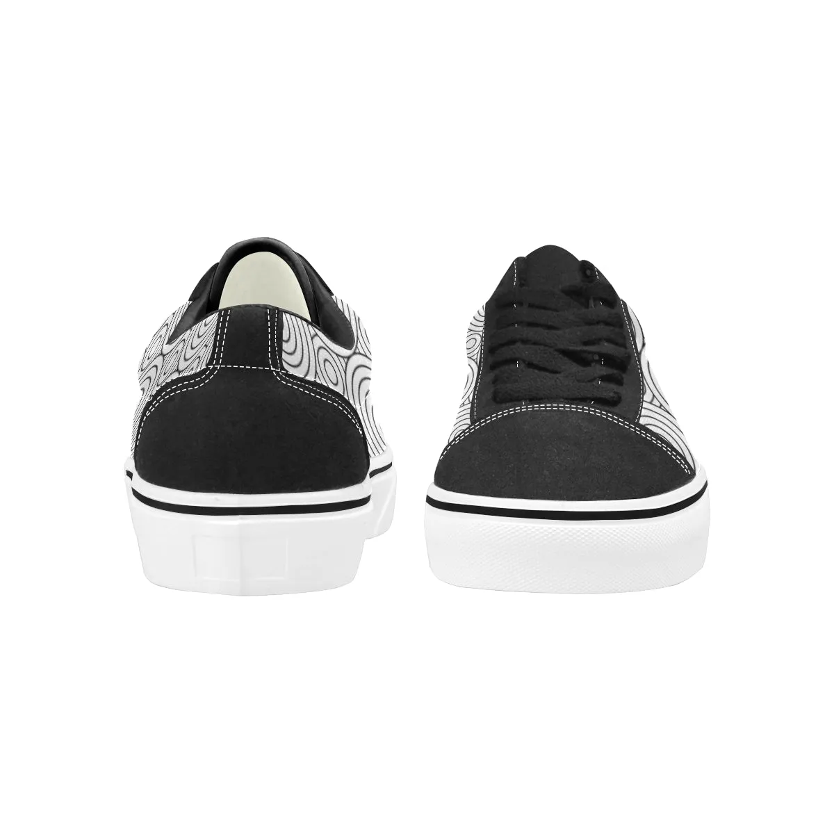 Buy Women's Monochrome Print Canvas Low Top Shoes at TFS