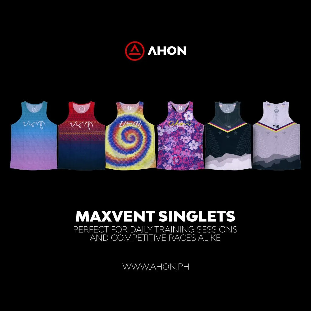 Gumamela Purple running singlet - maxvent