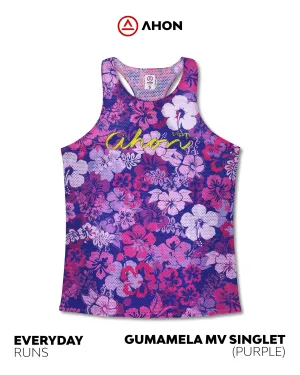 Gumamela Purple running singlet - maxvent