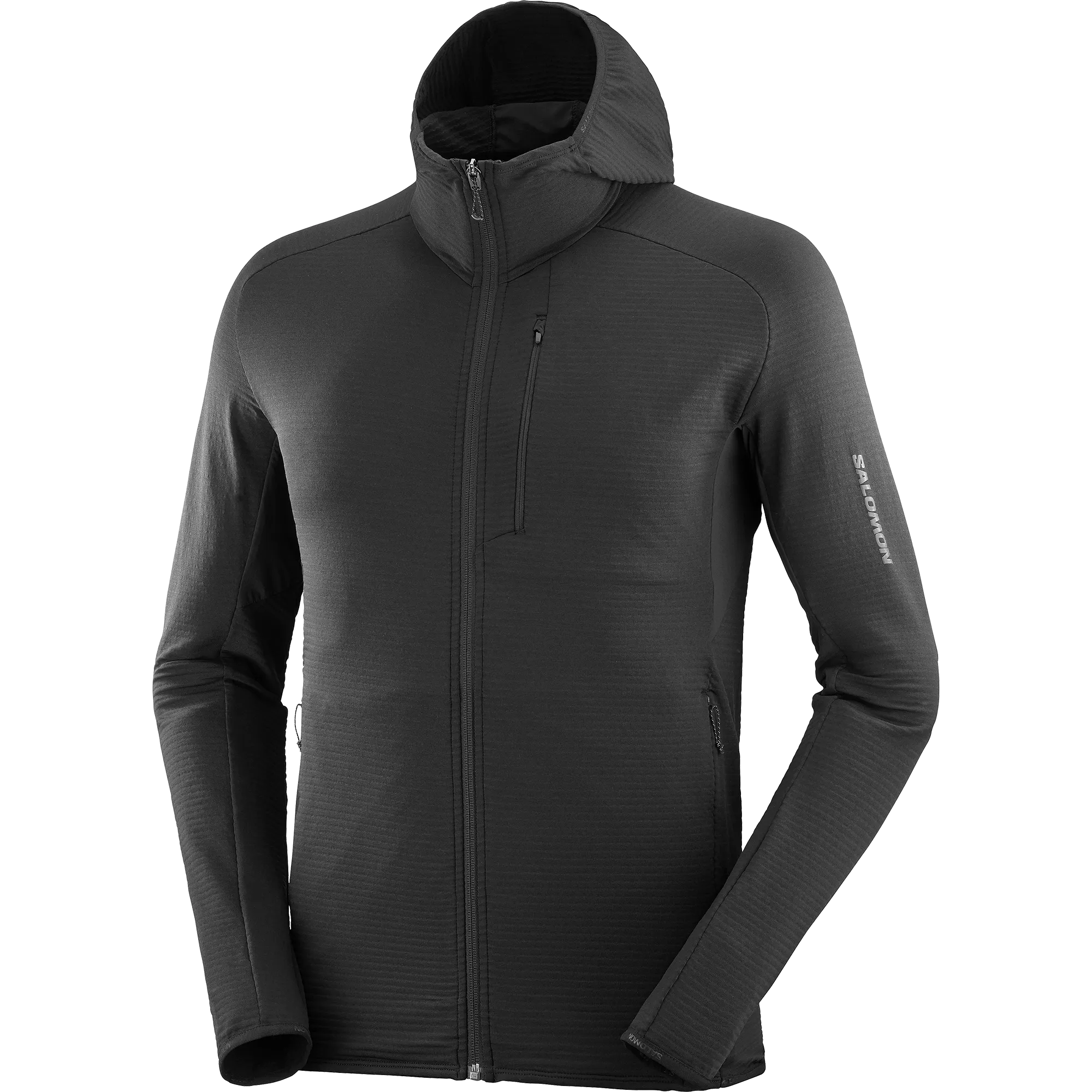 Men's Essential Lightwarm Hoodie (Deep Black)