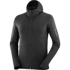 Men's Essential Lightwarm Hoodie (Deep Black)