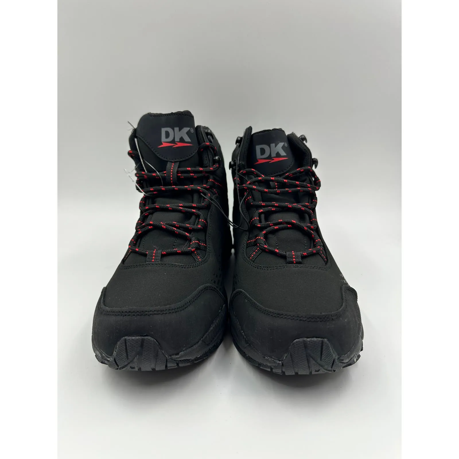 Men's Size 9.5, Black High Top Hikers w/ Rugged Toe Cap and Heel Cover