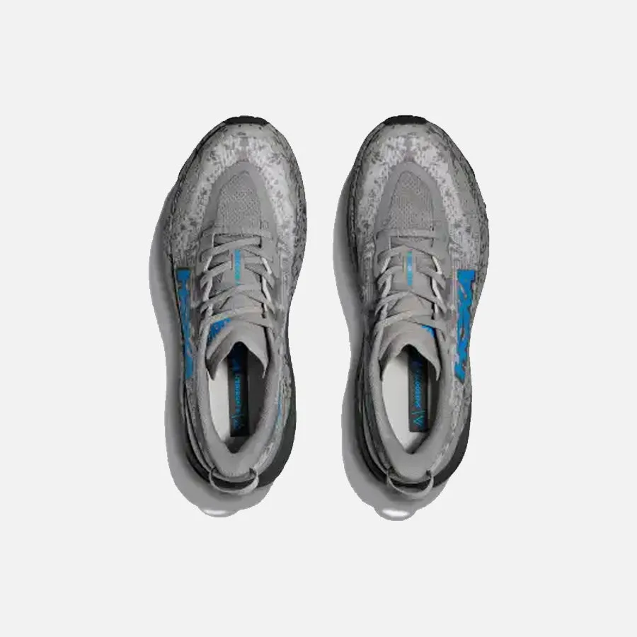 Men's Speedgoat 6 Wide (Galactic Grey/Hoka Blue)