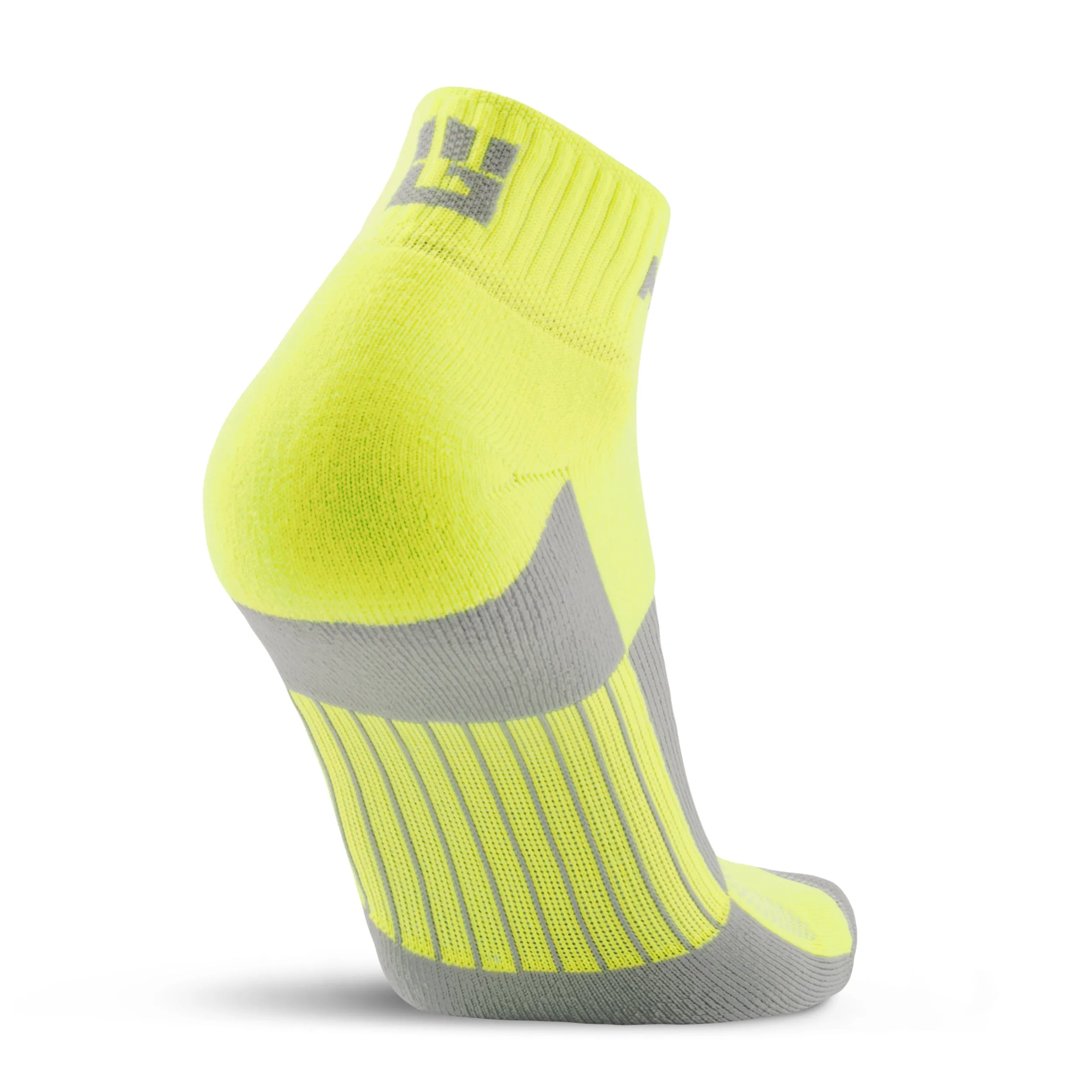 MudGear Quarter (¼) Crew Socks - Neon Yellow (2 pair pack)